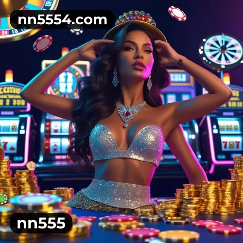 Imagem promocional da nn555 mostrando a plataforma e suas vantagens