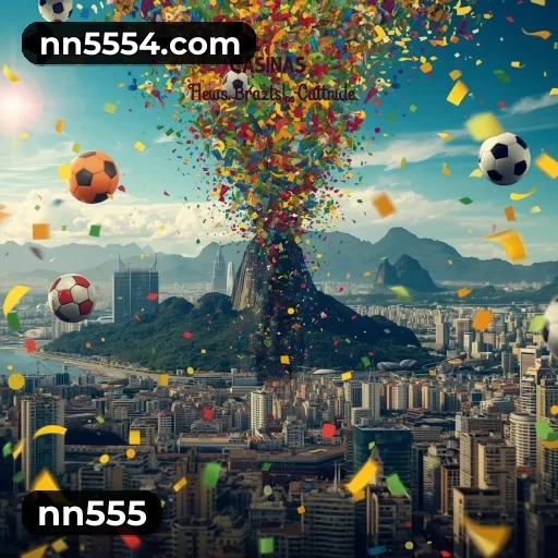 Imagem promocional da nn555 mostrando a plataforma e suas vantagens