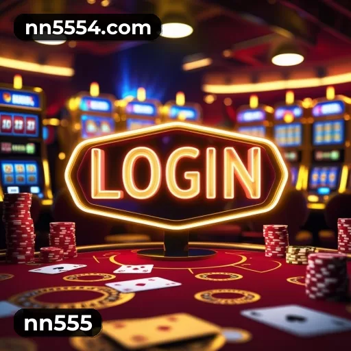 Painel de interface da nn555 com menus, categorias de jogos e acesso ao perfil